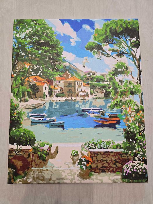 Tablou pictat pe numere