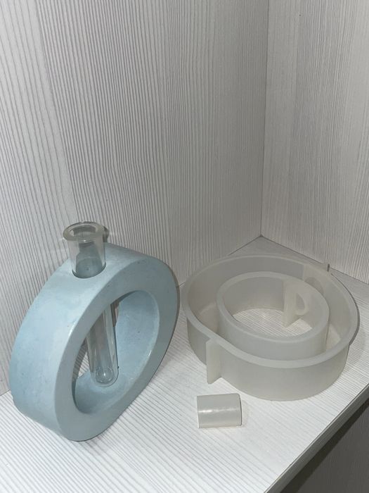 Силиконовая форма ваза / молд для гипса