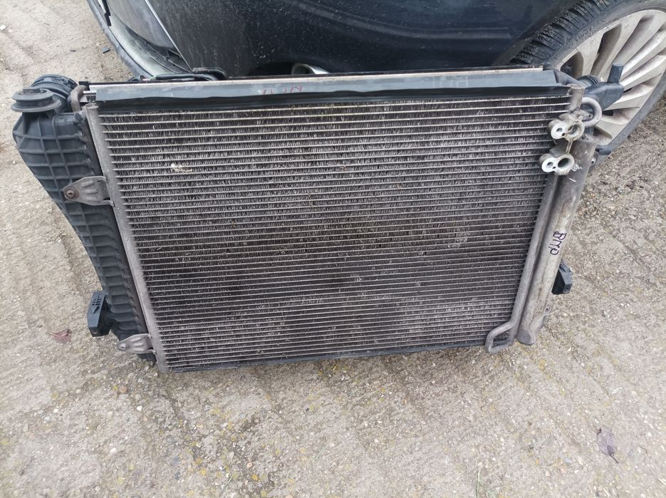 Radiator apă AC intercooler ventilatoare Vw Passat B6 BMP BMR BXE BKC