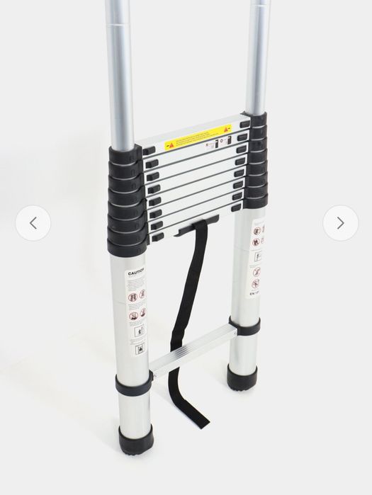 Телескопическая алюминиевая лестница 3.2 метра