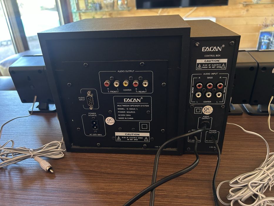 Тонколони/ Мултимедия/ Система за домашно кино Eacan E-100x(5.1)