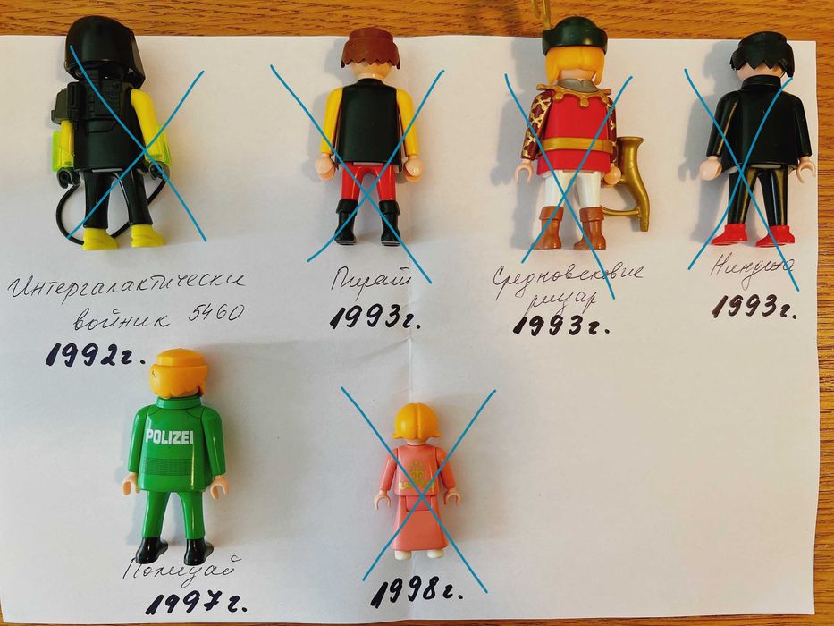Playmobil Vintage Figures - Плеймобил винтидж фигури 1974-2012