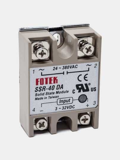 Модуль твердотельного реле 24 В-380 В SSR-40DA