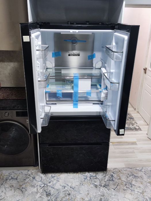 Холодильник IMMER NF510FD Black Glass