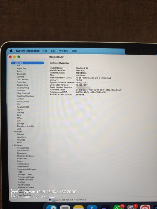Apple MacBook Air 13-inch M4 (16GB RAM / 256GB SSD) – Sky Blue