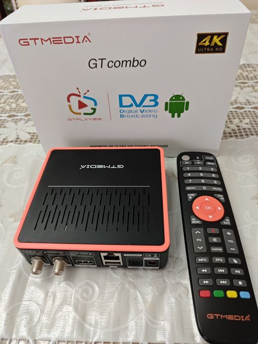 Receptor satelit GT Combo 4k android