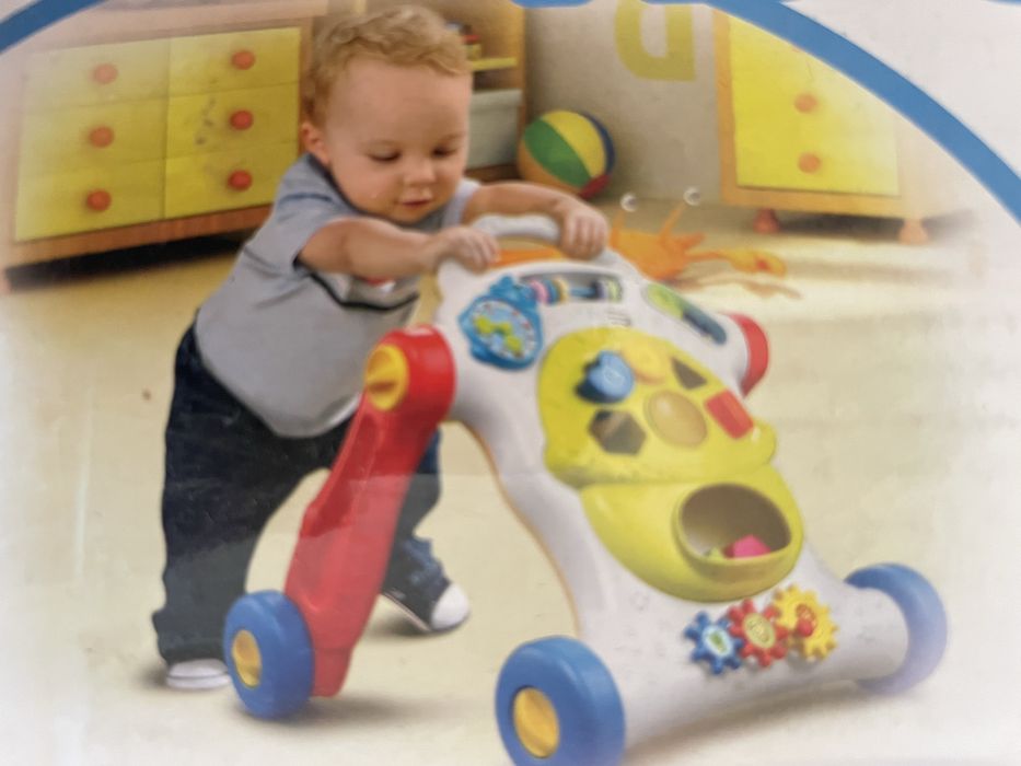 Проходилка и килимче за развиване фокусирането и хващането на предмети