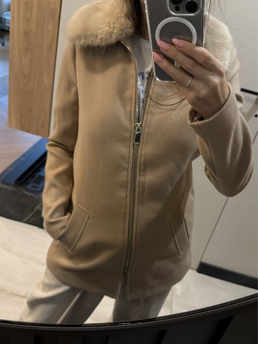 River island зимно бежово палто