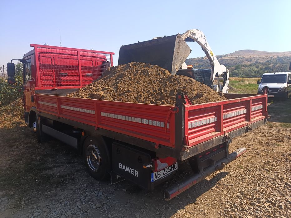 Agregate, Sort, nisip, piatra concasata, pamant gazon