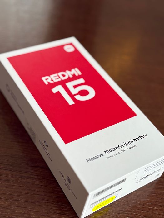 Xiaomi Redmi 15 NOU NOUȚ -nefolosit -CUMPART CU VOUCHER -dețin bon