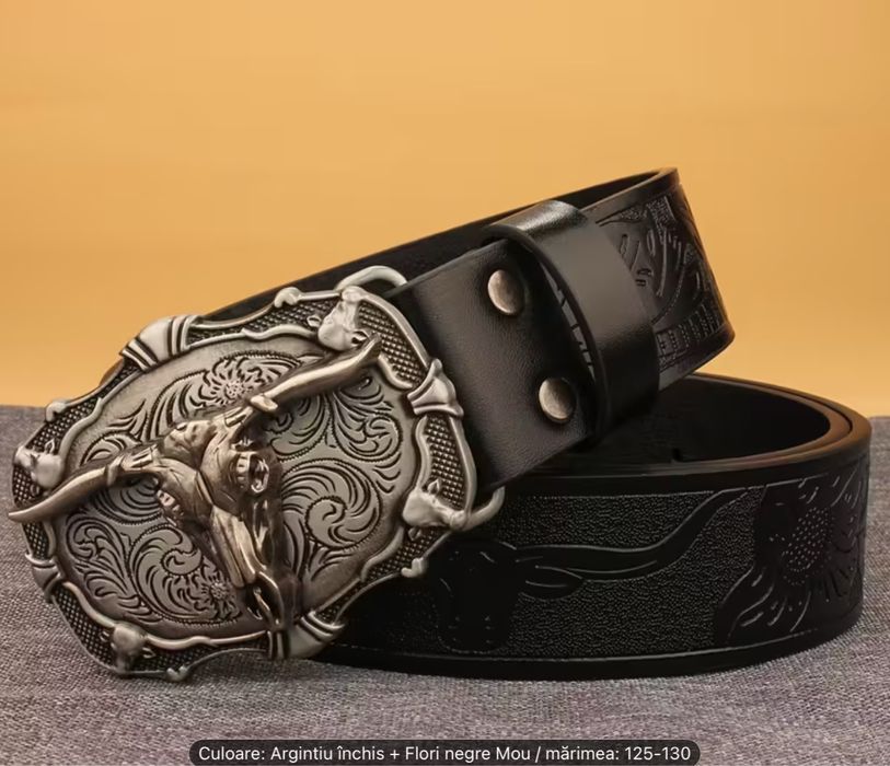 Curele cowboy din piele ecologica