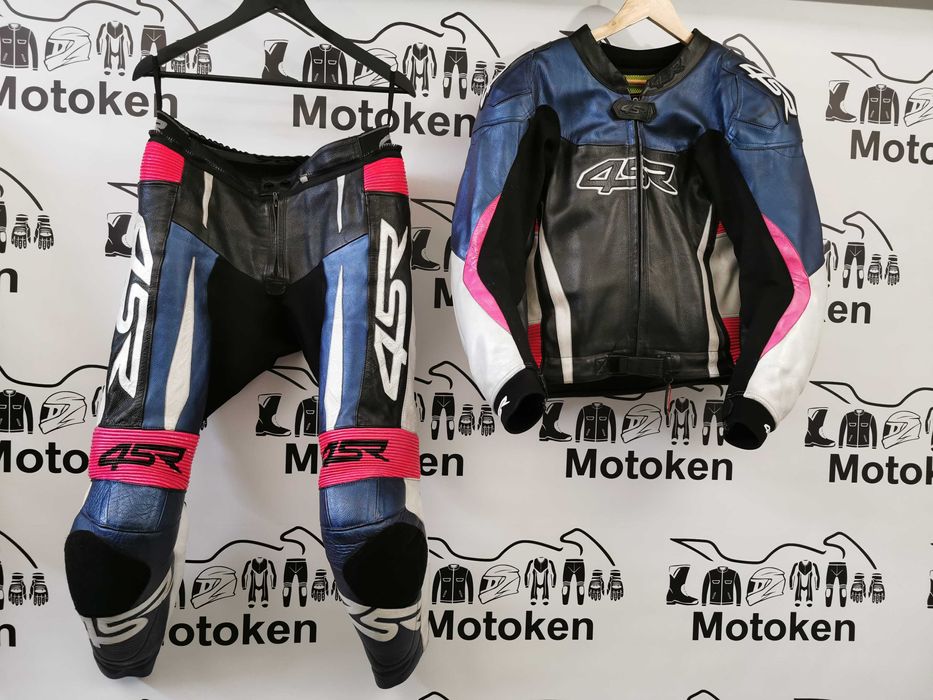 Costum moto 4SR cu cocoasa marime 54