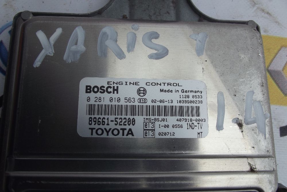 Calculator Toyota Yaris 2001-2005 ECU motor 1.4diesel dezmembrez Yaris
