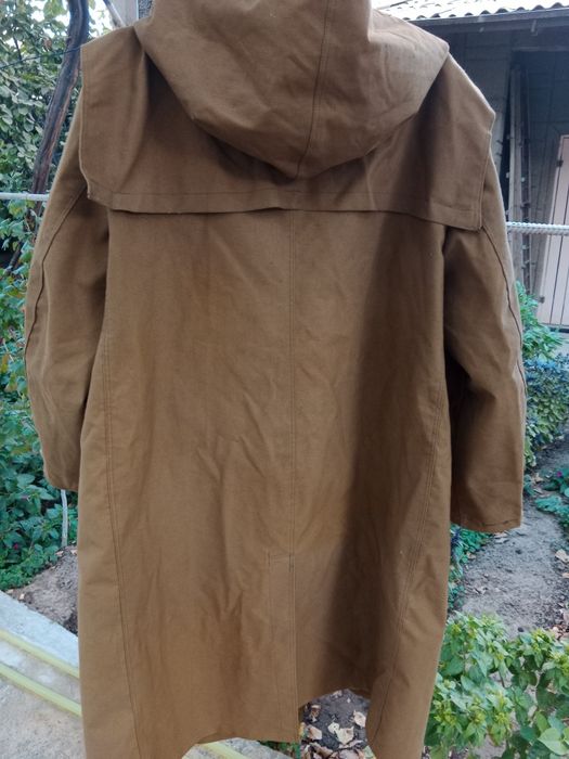 Плащ брезентовый ( защитного цвета)