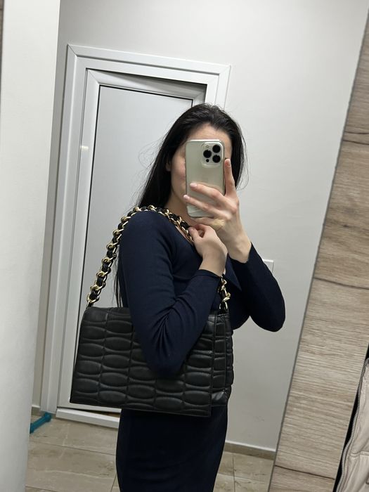 Капотирана голяма дамска чанта