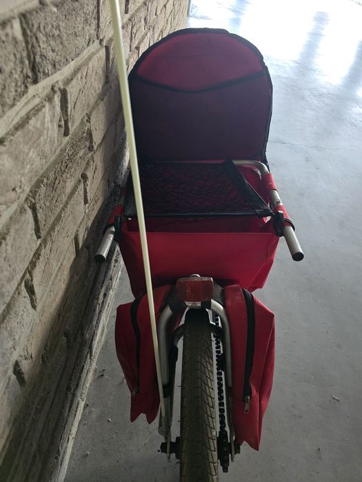 Remorca bicicleta copii