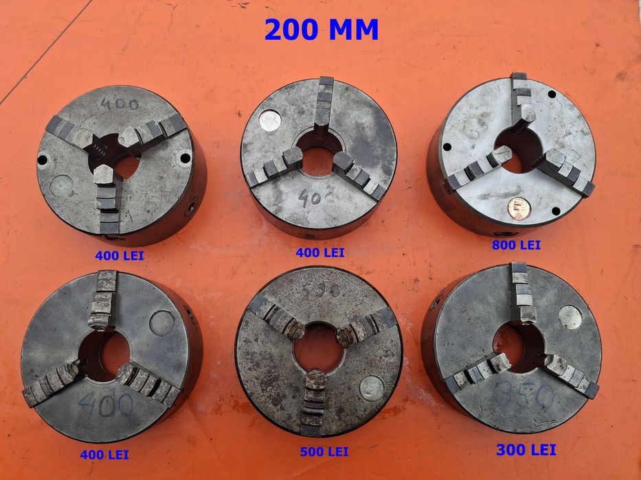 Universal strung freza metal 400 315 250 200 160 125 mm 3 si 4 bacuri