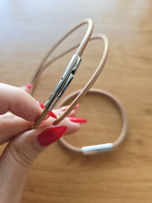 Lantisor si bratara piele naturala de vaca