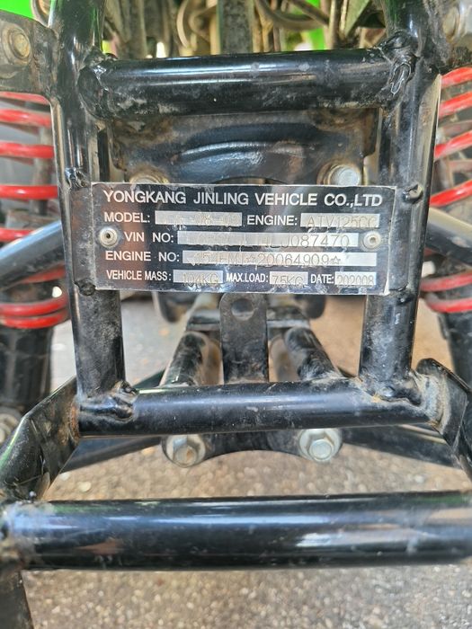 Vând atv 125 cc an fabricatie 2020