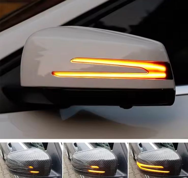 НОВИ черни динамични мигачи  за Mercedes-benz W218 W204 W212 X204 W176