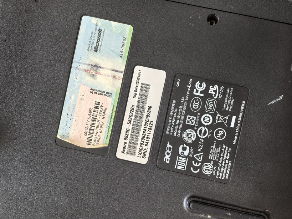 Acer Aspire 8930