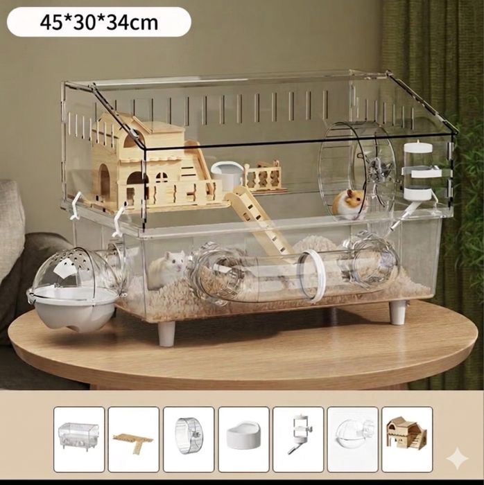 Клетка для хомяка 45*30*34