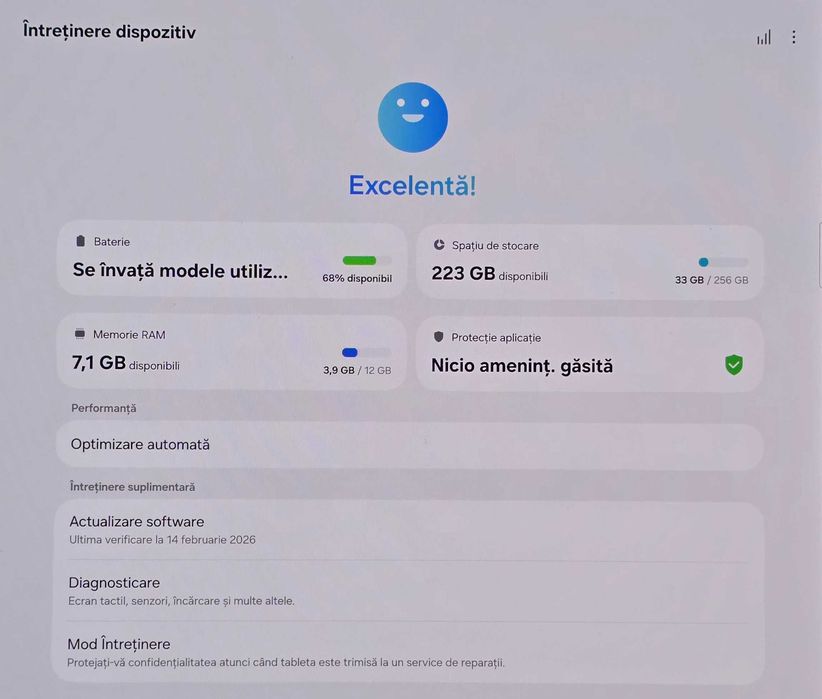 Samsung Tab S10 Ultra, 256GB, 12GB RAM, 5G, Silver, factura & garantie