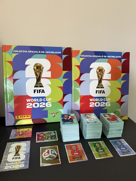 Panini World Cup 2026 USA/Canada/Mexic Set Complet 980 stickere si Album Gol