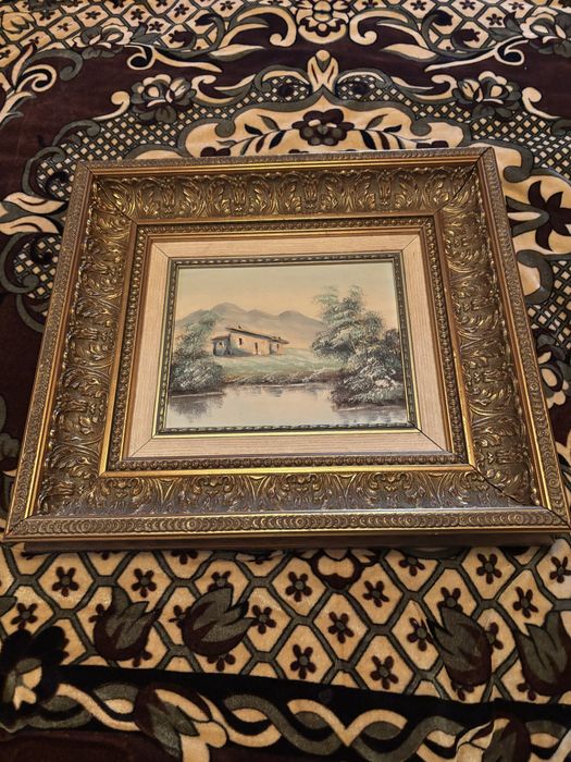 Tablou cu pintura pe panza