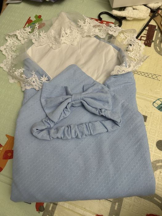 Конверт-одеяло көк