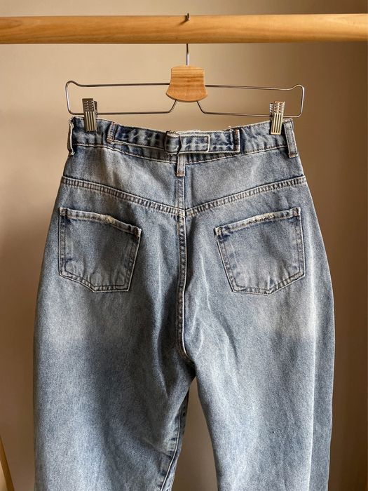 Широки дънки с висока талия