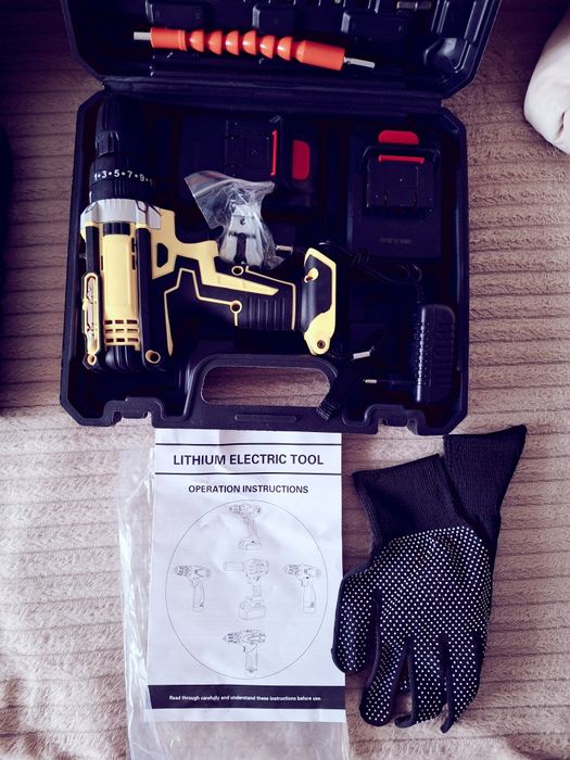 Шуруповерт новый 3 режима