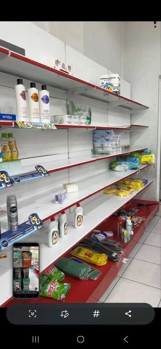 Торговое оборудование. Стеллажи