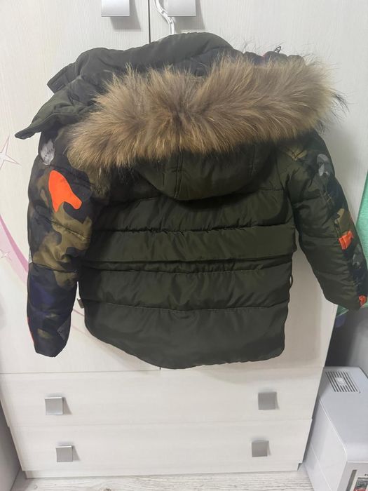 Зимняя куртка с полукомбинезоном