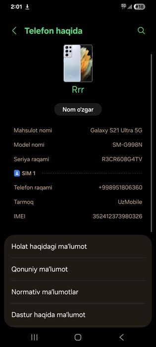 Samsung galaxy S 21 ULTRA 256 GB ideal