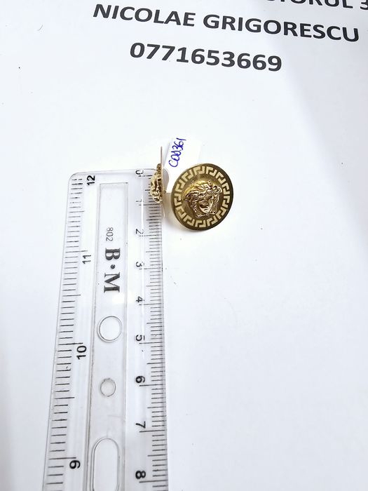 Vand cercei din aur 14 k 4.28 g cod 361