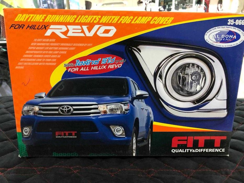 ДХО Toyota Hilux 2015-20 FITT Тайланд туманки ходовые огни Хайлюкс