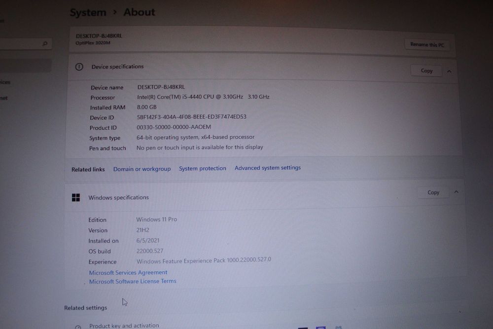 Mini PC itx Dell Optiplex 3020 i5 8GB SSD Win 11 Pro Alimentator