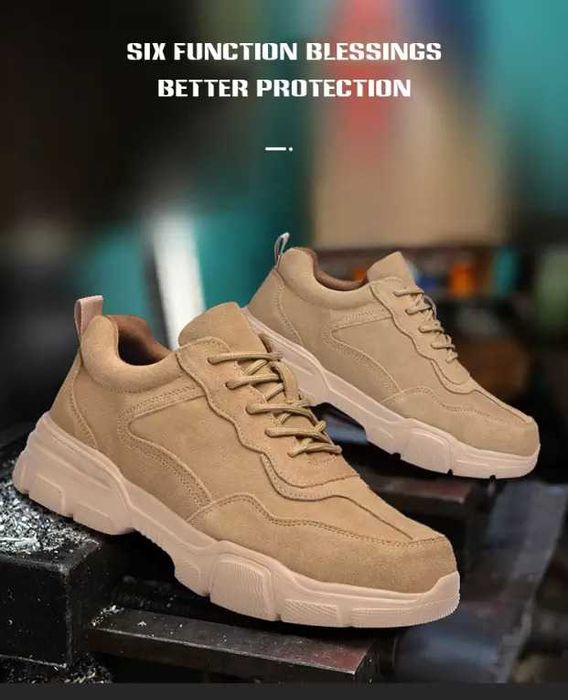 Работни Защитни Обувки с Метално Предпазно Бомбе, Модел-663