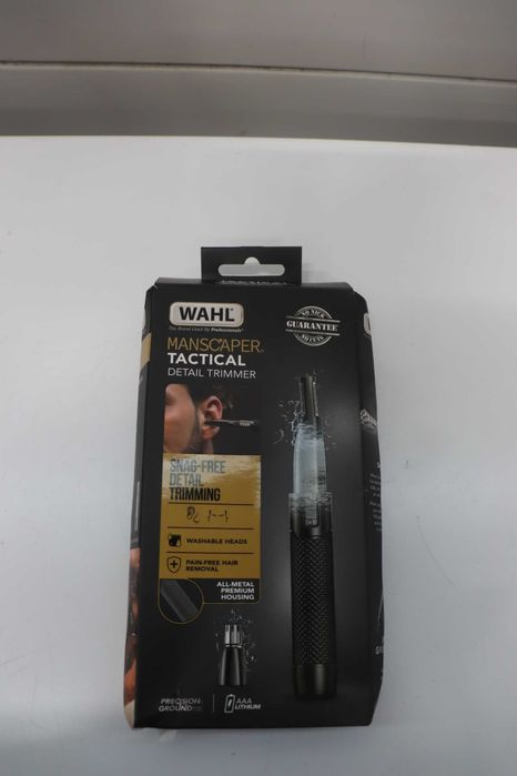 WAHL Manscaper 2 в 1 литиево-батериен Tactical двустранен тример за вежди и нос за мъже