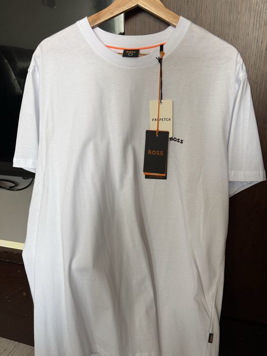 Tricou BOSS Alb, 3xl, toate etichetele originale atasate, nou