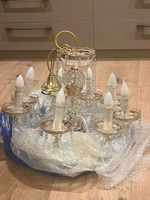 Люстра и бра хрустальные
