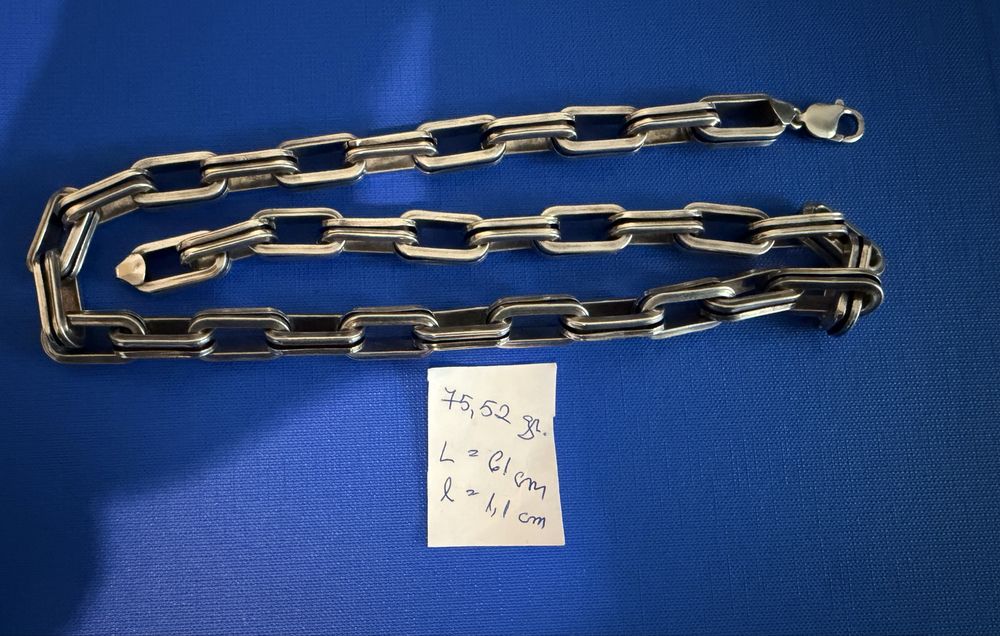 Lant,Bratari Argint Masiv