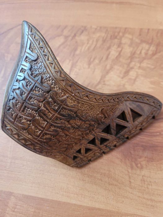 Винтидж дървена чаша, тиково дърво