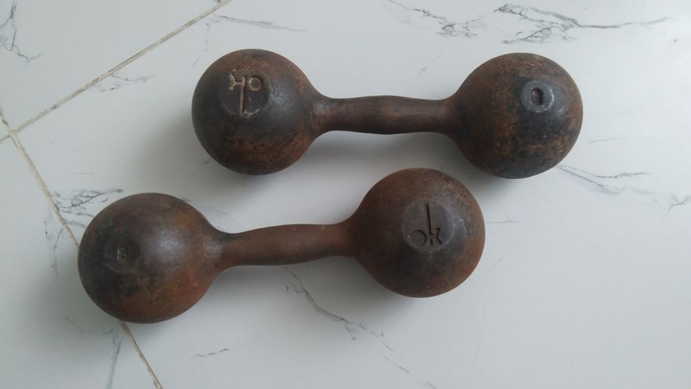 Продам гантели советские 8 кг