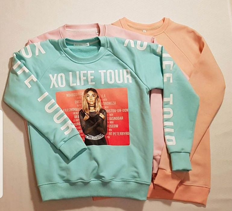 Печать на футболках/толстовках/кепках