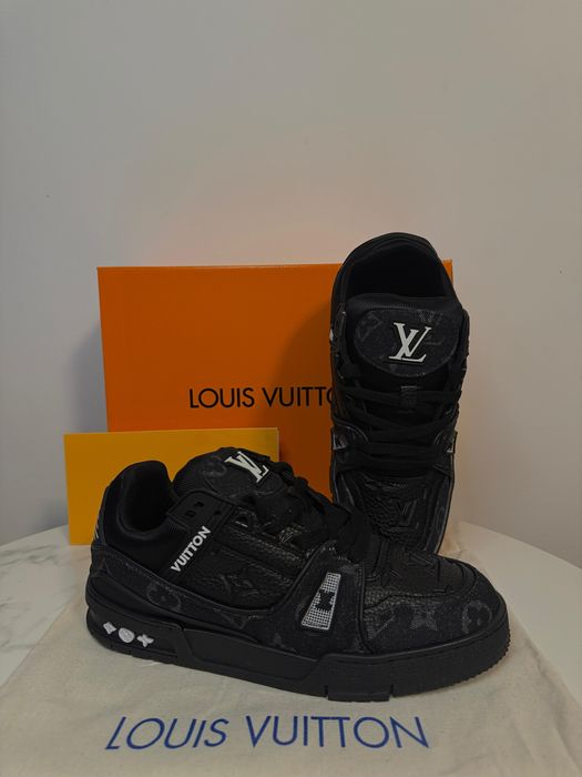Adidasi Louis Vuitton full Black Model Premium