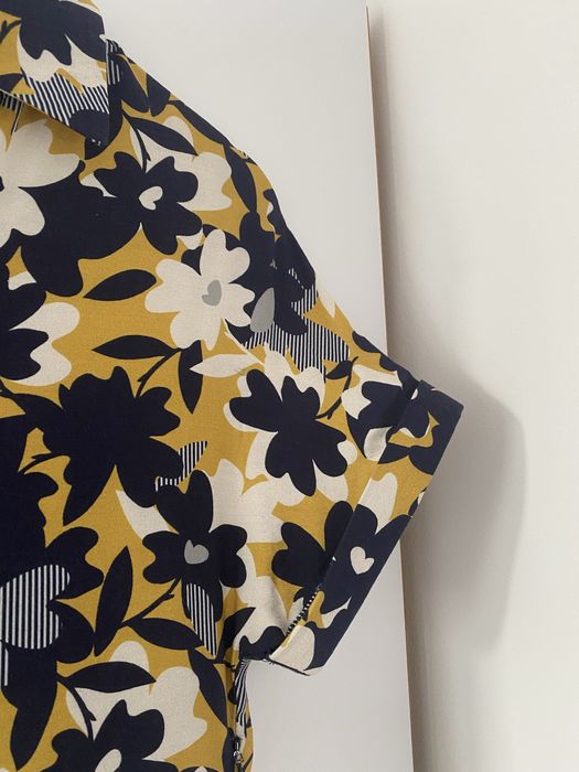 Дълга лятна рокля с джобове - размер С