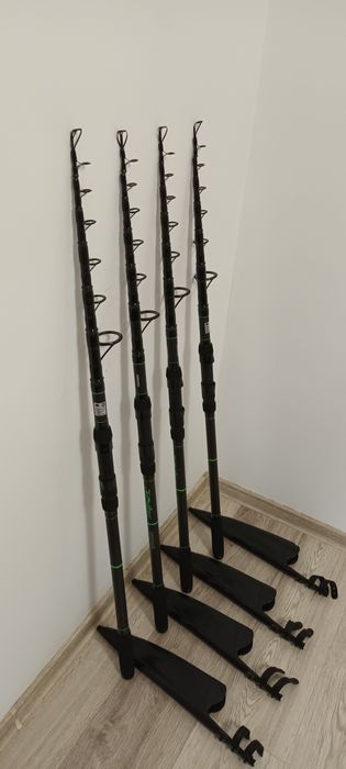 Set 4 Lansete Crap Robinhan Dexter 3.9m 3.75 LBS Carbon Giurgiu • OLX.ro