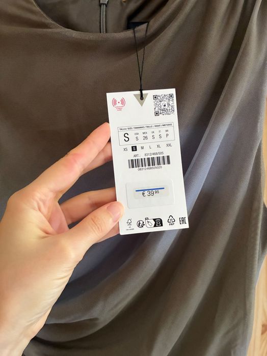 Zara рокля нова с етикет